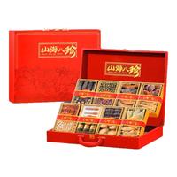 祥参岛淡干海参鲍鱼补品海鲜干货礼盒 长辈端午十六拼 源头直发 山海珍品十六拼【红色款】