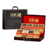 祥参岛淡干海参鲍鱼海鲜干货礼盒 长辈端午十六拼补品 源头直发 山海珍品十六拼【烫金黑款】