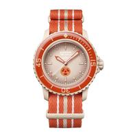 宝珀（blancpain）XS.WATCH联名款五十噚系列腕表经典时尚男女自动机械手表 SO35N100北冰洋