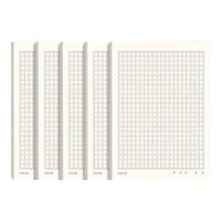 维克多利500字原稿纸考试用作文纸五百格作文本信纸灰色格子稿纸老师16K5本装 共75张