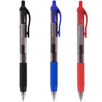 白雪（snowhite）按动中性笔蓝笔用考试笔速干简约签字笔0.5mm子弹头办公文具G-103 蓝色12支/盒 12支 蓝色