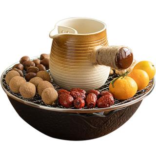 豪峰围炉煮茶第三代电陶炉一套烤茶烤红薯电陶炉室内家用茶壶煮茶器