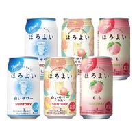 和乐怡(HOROYOI)和乐怡三得利预调酒鸡尾酒果酒甜酒微醺低度洋酒组合装 3味组合白桃桃子乳饮料350ml*6罐