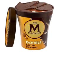 Magnum梦龙 敲敲杯 咸焦糖巧克力冰淇淋 440ml/杯 雪糕 冰激凌 咸焦糖巧克力440ml