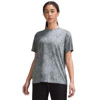 露露乐蒙lululemon丨All Yours 女士 T 恤 *Wash LW3FBKS 云纹水洗灰黑混色 3XS /0