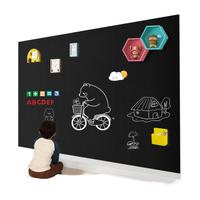 飞博士黑色90*150cm双层磁性黑板墙贴儿童创意涂鸦墙环保可擦写无尘黑板磁吸家用上磁力黑板 黑  色：90*150cm双层磁性黑板贴