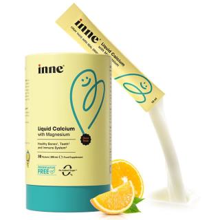 PLUS会员：inne 因你小金条钙镁锌儿童钙液体钙维生素d3婴幼儿补钙*30条香橙味
