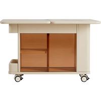 林氏家居茶几沙发小边几可移动客厅家用小桌子小户型LH202J1 【奶油色】移动边几