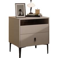 芝华仕（CHEERS）现代简约小型床头柜卧室轻奢风床头置物架家用芝华士G069 棕