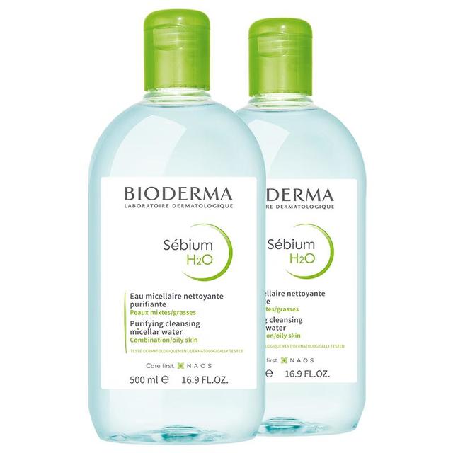 移动端、京东百亿补贴：贝德玛 小绿水控油卸妆水 500ml*2