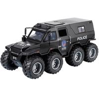 驰誉玩具  警车模型征服者八轮越野皮卡合金装甲车男孩玩具汽车模型