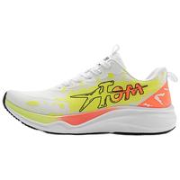 TALKING TOM跑步鞋男2025夏季网面透气减震运动休闲鞋子女 荧光黄  42 