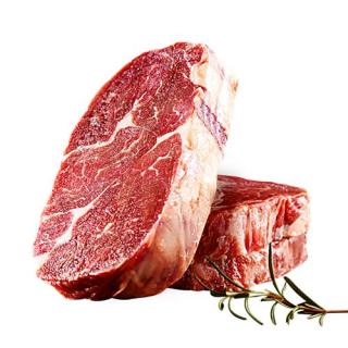 家庭牛排生鲜牛肉新鲜整切牛排儿童肉眼牛排8片