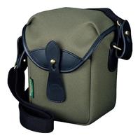 白金汉（Billingham） 72单肩斜挎防水微单包小型旁轴摄影相机包休闲便携小包适用于徕卡Q3 /D-LUX 8/哈苏X1D索尼黑卡7 灰绿色尼龙/黑色皮革500148-01