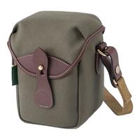 白金汉（Billingham） 72单肩斜挎防水微单包小型旁轴摄影相机包休闲便携小包适用于徕卡Q3 /D-LUX 8/哈苏X1D索尼黑卡7 灰绿色尼龙/巧克力色皮 500148-54