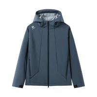 软壳衣运动外套休闲夹克春季中青年男士户外连帽防风登山加绒保暖