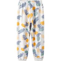 YeeHoO英氏儿童裤子【防晒防蚊防螨抑菌】夏季薄款男女童宽松休闲运动长裤 粉色【防晒防蚊防螨抑菌】 140