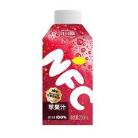 汇源 鲜榨非浓缩还原 苹果汁  单瓶NFC国光苹果汁200ml*1 普通盒装