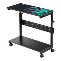赛途移动主机架电脑主机托架多层托盘架子打印机台式机箱置物架 哑光黑