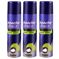 阿帕齐 阿帕齐剃须泡沫刮胡泡沫剃须膏刮毛膏 剃须啫喱 清新柠檬【2瓶装】 两瓶装