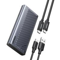 绿联(UGREEN)USB4硬盘盒40Gbps M.2 NVMe固态移动硬盘盒 适用苹果笔记本台式机手机16外接SSD移动硬盘盒