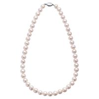 meluxe致爱时光 淡水珍珠项链款近正圆S925银元宝扣 母亲节 【近正圆】10-11mm 45CM