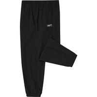 鸿星尔克童装儿童男童梭织长裤25年夏季女童亲肤百搭长裤|起跑线 正黑 110