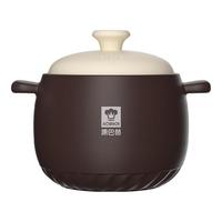 康巴赫（KBH）砂锅煲炖锅家用陶瓷燃气耐高温干烧不开裂沙锅汤锅【厨房好物】 【适合6-8人】深汤煲 6L