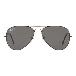 Ray-Ban 经典飞行员系列 太阳镜  002/48黑色镜框黑色偏光镜片
