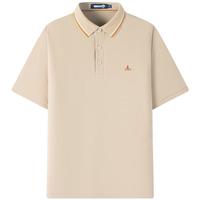 Navigare意大利小帆船短袖polo衫25夏季新品接触凉感体恤衫物理抑菌上衣男 古巴砂