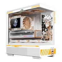 爱国者星璨岚星璨小岚屏显版海景房机箱主题UV打印MATX全景240水冷台式机电脑主机箱 小岚屏显 海贼王Luffy路飞主题