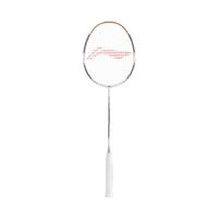李宁（LI-NING）羽毛球拍出奇2.0氢攻全碳素单拍男女超轻耐打羽拍白/蓝4U 已穿线 进攻无敌手-白蓝4U
