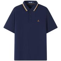 Navigare意大利小帆船短袖polo衫25夏季接触凉感体恤衫物理抑菌上衣男 海军蓝 XL