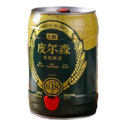 7FRESH 皮尔森原浆啤酒  桶装 6.18L