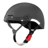 雅迪电动车新国标3C头盔 电瓶车头盔摩托车自行车头盔四季男女通用 3C简约款 黑色（透明短镜片）