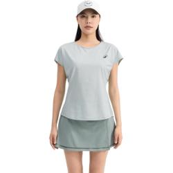 迪卡侬 运动T恤女网球宽松跑步服透气短袖训练上衣-5434217 薄荷绿 S