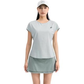 迪卡侬 运动T恤女网球宽松跑步服透气短袖训练上衣-5434217 薄荷绿 S