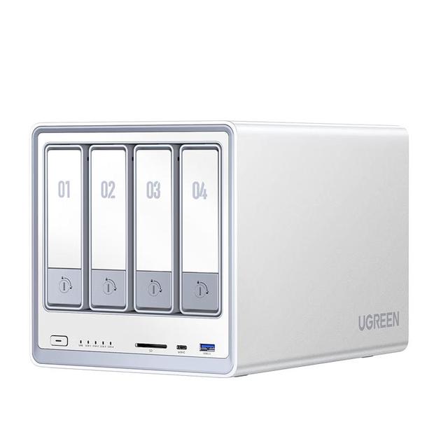 PLUS会员：绿联 私有云DXP4800 8G版 四盘位NAS网络存储