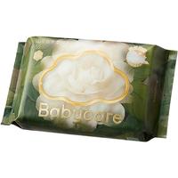 bc babycare山茶新生柔绵柔巾宝宝洗脸巾90g超厚100%可降解干湿两用面膜柔巾 50抽 5包 【便携囤货】