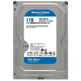 西部数据 Western Digital WD西部数据 3.5英寸CMR垂直蓝盘电脑台式机械硬盘1T