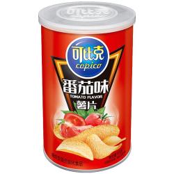可比克 薯片桶装多口味整箱