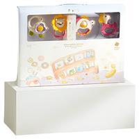 babycare 新生儿婴儿礼盒玩具摇铃见面满月布书安抚啃咬0-1岁