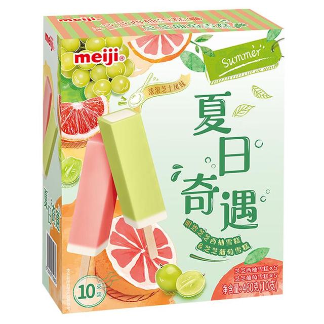 明治 冰淇淋雪糕芝芝西柚&葡萄46g*10支（任选五件）