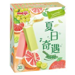 明治 国产芝芝西柚芝芝葡萄雪糕 46g*10支