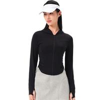 伯希和（Pelliot）防晒衣服女户外冰丝凉感速干修身皮肤衣防紫外线外套12421228黑2X 漫暮黑 XXL