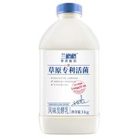 兰格格 草原酸奶 专利活菌1kg*4桶 产地乌兰察布 源头直发