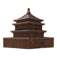 送你一个长安大雁塔 小雁塔 钟楼 何尊 西安标志性建筑陕西特产茯茶送人礼盒 钟楼茯茶礼盒