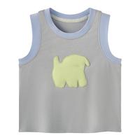 babycare山茶花背心儿童无袖夏季宝宝衣服外穿打底衫上衣