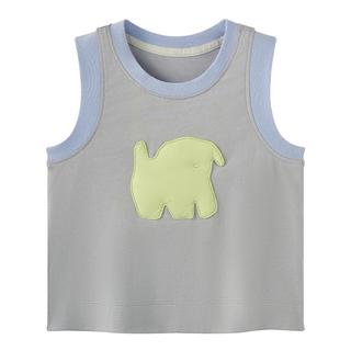 babycare山茶花背心儿童无袖夏季宝宝衣服外穿打底衫上衣