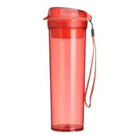 特百惠（Tupperware）晶彩MAX塑料杯600ML 男女便携运动水杯子大容量双饮口 西柚红 西柚红(入会再享9.5折) 600ml